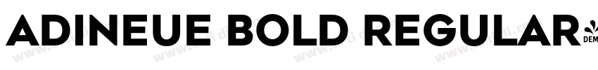 adiNeue Bold Regular字体转换